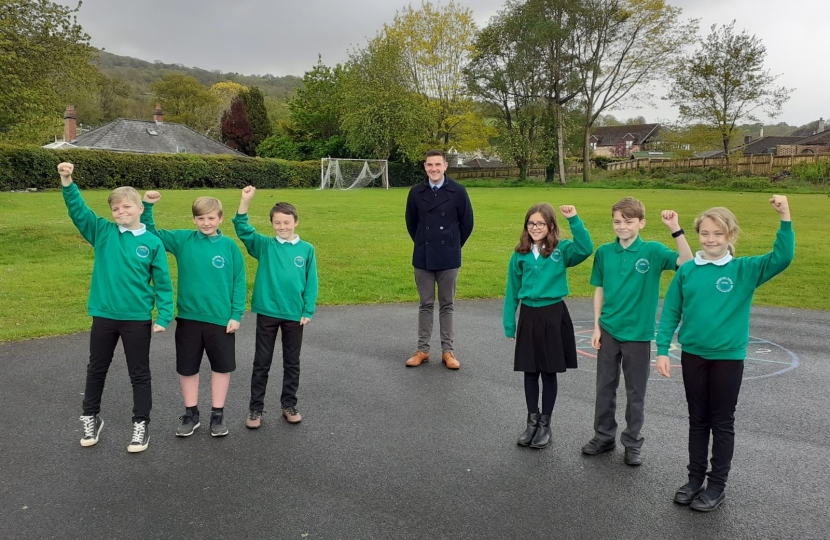 Llangynidr School visit