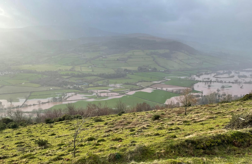 Flooded land at Gilestone