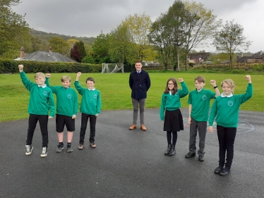 Llangynidr School visit