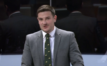 James Evans MS in the Senedd Chamber